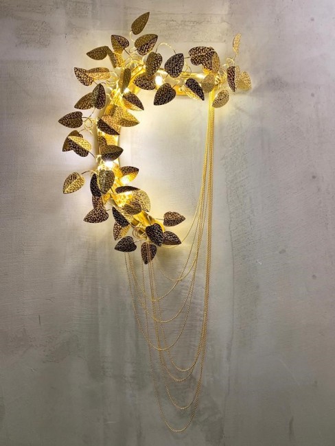 AFK-006-AP 50x115cm Mc Queen Wall Lamp Luxxu (Brass) - Thumbnail