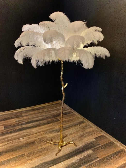 Lightist - AFK-012 Ostrich Feathered Floor Lamp