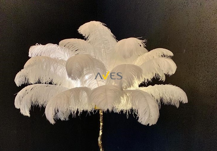 AFK-012 Ostrich Feathered Floor Lamp