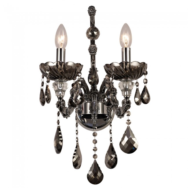 Aves Aydınlatma - Allure Collection 2 Lambalı Füme Aplik