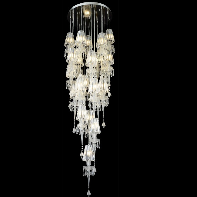 Aves Aydınlatma - Arzu Collection 22 Lambalı Sarkıt Gold