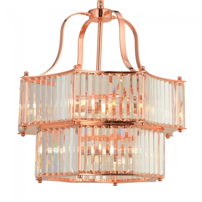 Aves Aydınlatma - Yıldız Model 60 Lık Avize Bakır