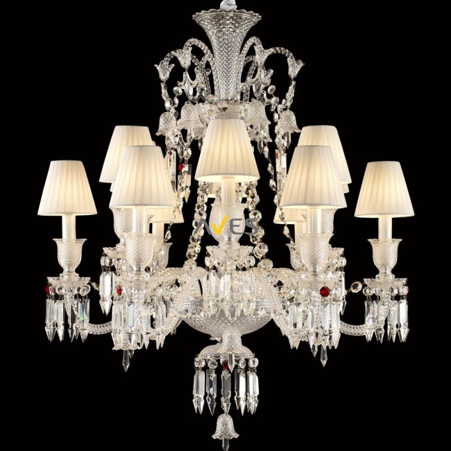 Baccarat Collection 12 Lambalı Kristal Avize