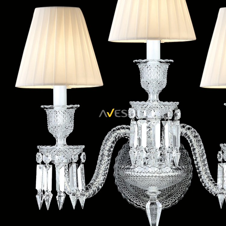 Baccarat Collection 3 Lambalı Kristal Aplik