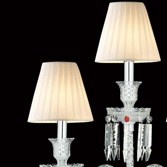 Baccarat Collection 3 Lambalı Kristal Şamdan Aydınlatma - Thumbnail