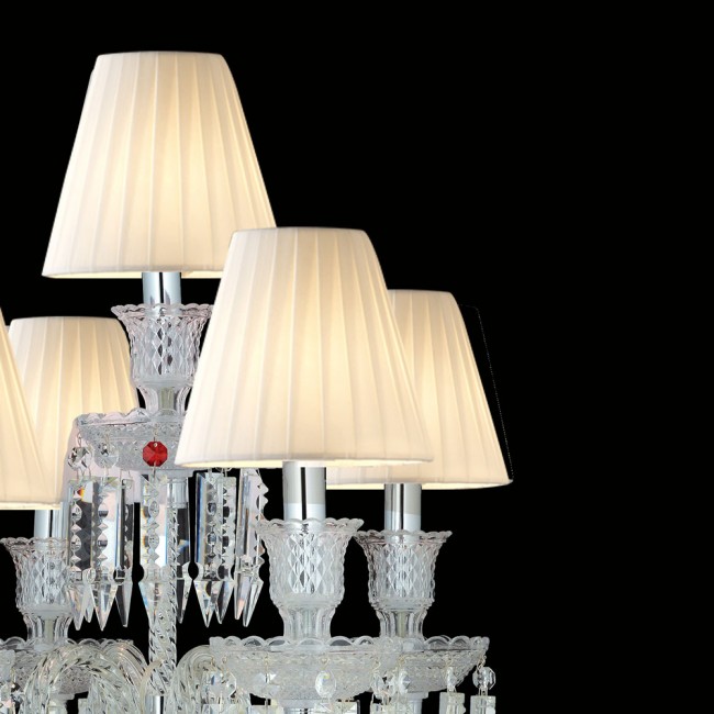 Baccarat Collection 5 Lambalı Kristal Şamdan Aydınlatma - Thumbnail