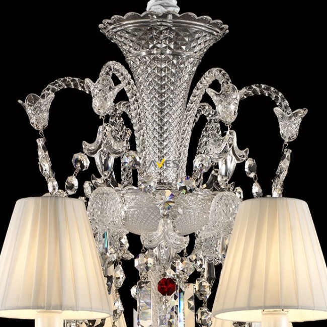 Baccarat Collection 6 Lambalı Kristal Avize - Thumbnail