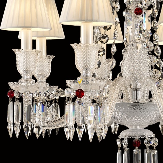 Baccarat Collection 8 Lambalı Kristal Avize - Thumbnail