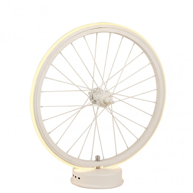 Aves Aydınlatma - Bisiklet Masa Lambası 40 Lık Beyaz Aves Aydınlatma - Bisiklet Masa Lambası 40 Lık Beyaz
