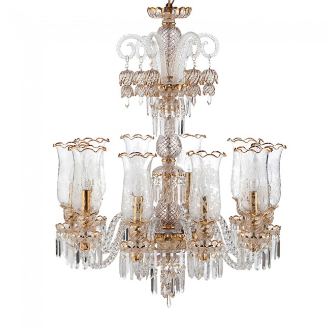 Aves Aydınlatma - Bohemian Collection 10 Lambalı Kristal Avize Aves Aydınlatma - Bohemian Collection 10 Lambalı Kristal Avize