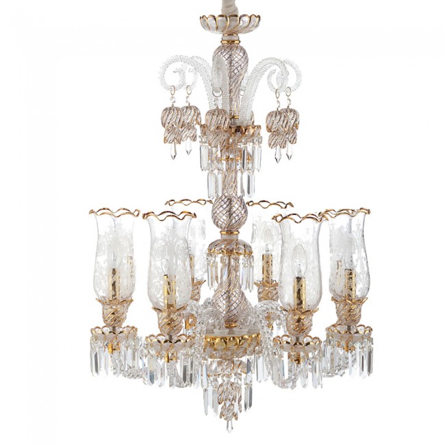 Aves Aydınlatma - Bohemian Collection 6 Lambalı Kristal Avize