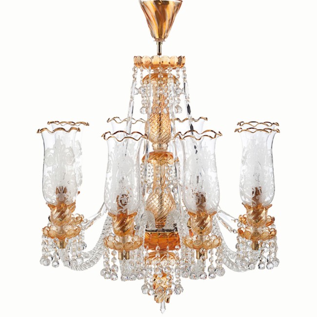 Aves Aydınlatma - Bohemian Collection 8 Lambalı Bal Avize