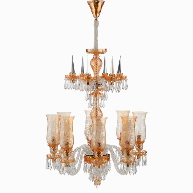 Aves Aydınlatma - Bohemian Collection 8 Lambalı Özel Üretim Bal Avize