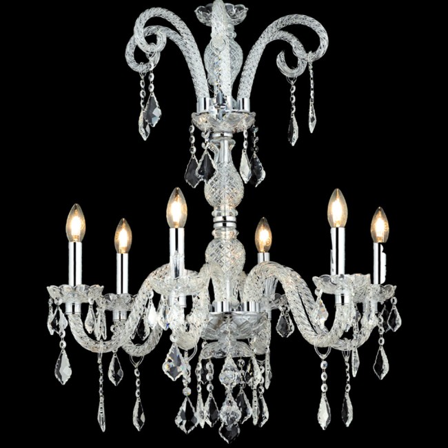 Aves Aydınlatma - Cas Collection 6 Lambalı Cam Kollu Avize Aves Aydınlatma - Cas Collection 6 Lambalı Cam Kollu Avize