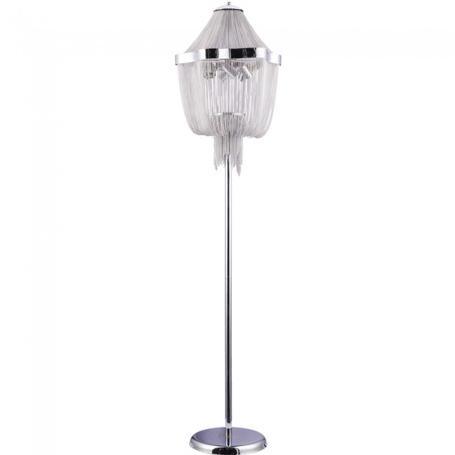 Yunus - Chained 6 Lambalı Zincir Lambader Krom