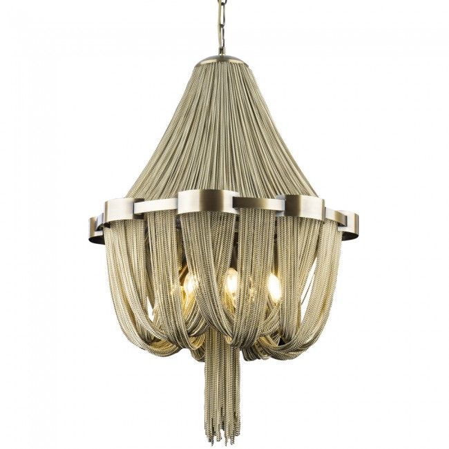 Yunus - Chained 6 Lambalı Zincir Avize Eskitme Yunus - Chained 6 Lambalı Zincir Avize Eskitme