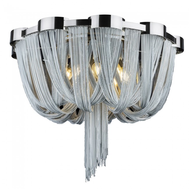 Yunus - Chained Model 6 Lambalı Zincir Avize Krom