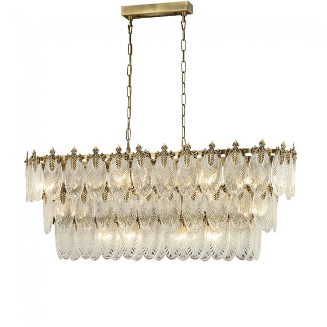 Aves Aydınlatma - Ertuğrul Model Yemek Masası Avize Eskitme