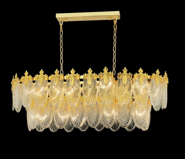 Aves Aydınlatma - Ertuğrul Collection Gold Yemek Masası Avize