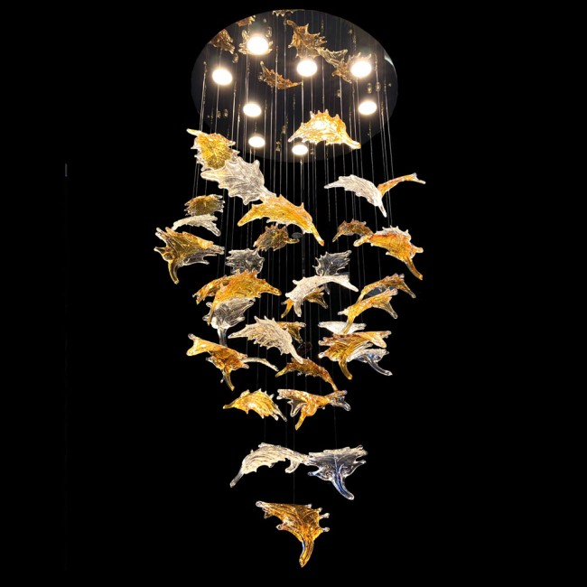 Aves Aydınlatma - Hilal Collection Yaprak Taş Avize Aves Aydınlatma - Hilal Collection Yaprak Taş Avize