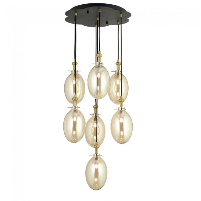 Aves Aydınlatma - Jüpiter Model 7 Lambalı Daire Sarkıt Aves Aydınlatma - Jüpiter Model 7 Lambalı Daire Sarkıt