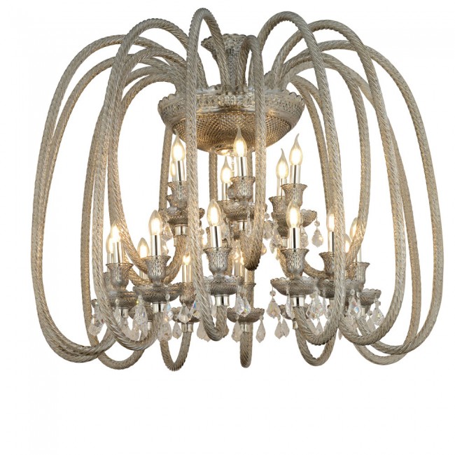 Aves Aydınlatma - Mihrace Model 12+6 Lı Füme Avize