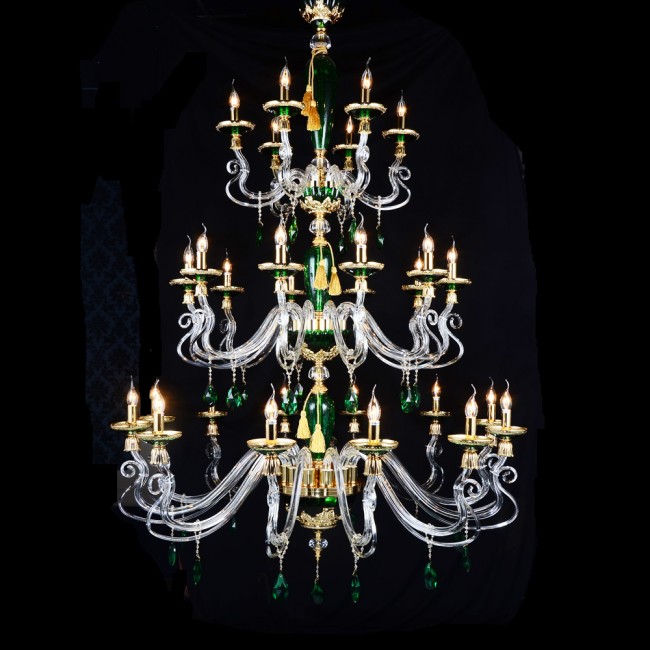 Aves Aydınlatma - Av144-28-YSL Lambalı Avize Yeşil