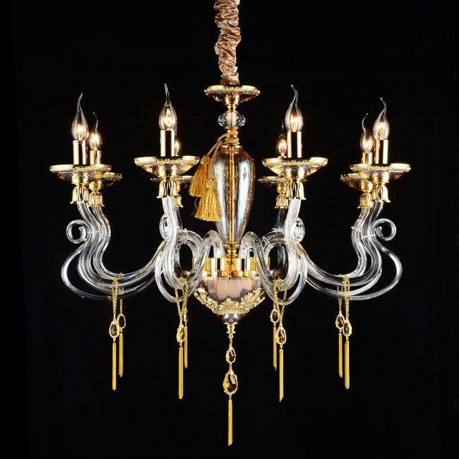 Aves Aydınlatma - Monalisa 6 Lambalı Bal Avize