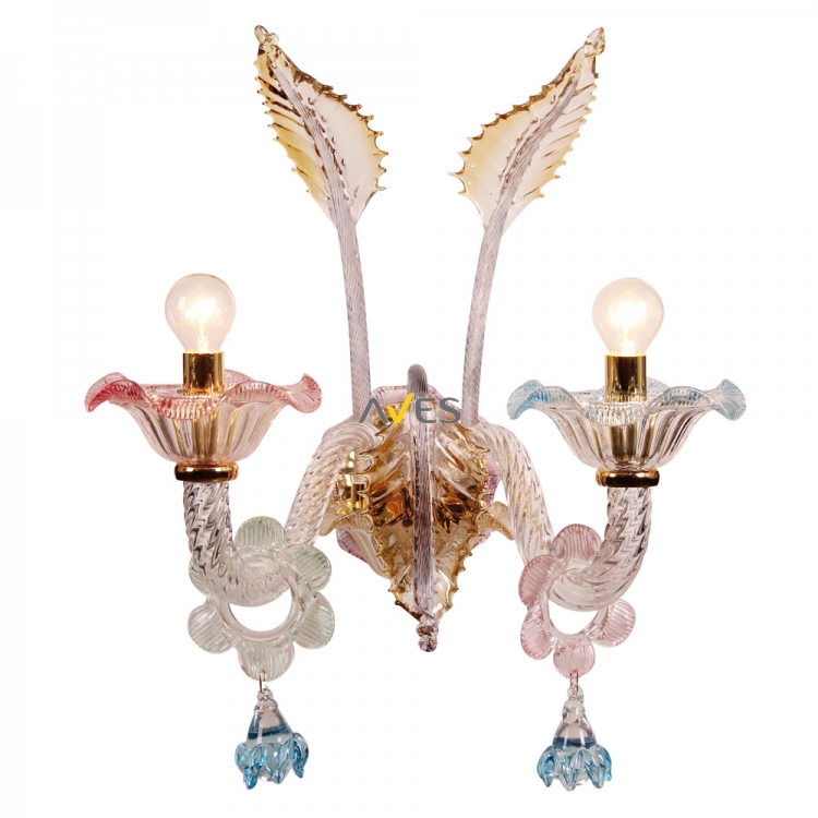 Murano Collection 2 Lambalı Aplik