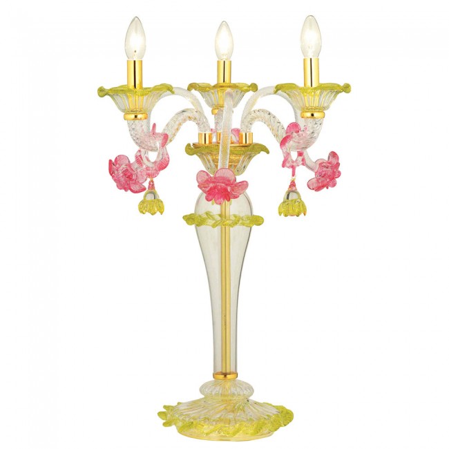 Aves Aydınlatma - Murano Collection 3 Lambalı Şamdan