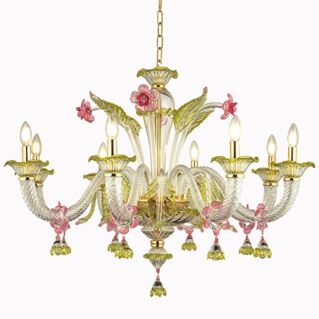 Aves Aydınlatma - Murano Collection Avize 8 Lambalı