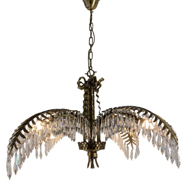 Aves Aydınlatma - Palmiye Model 4 Kollu Döküm Avize Aves Aydınlatma - Palmiye Model 4 Kollu Döküm Avize