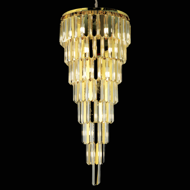 Aves Aydınlatma - Piramit 80lik 8 Katlı Avize