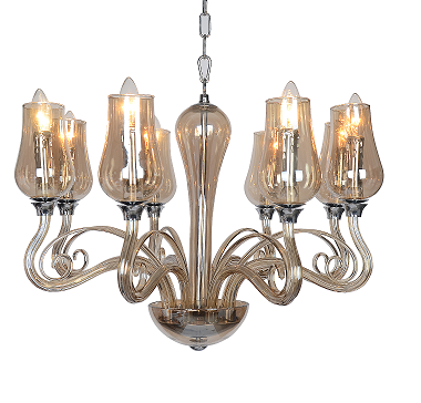 Aves Aydınlatma - Şimal Bal Rengi 8 Kollu Avize