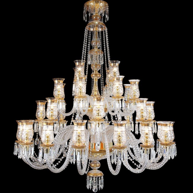 Aves Aydınlatma - Sultan Collection 36 Lambalı Kristal Avize