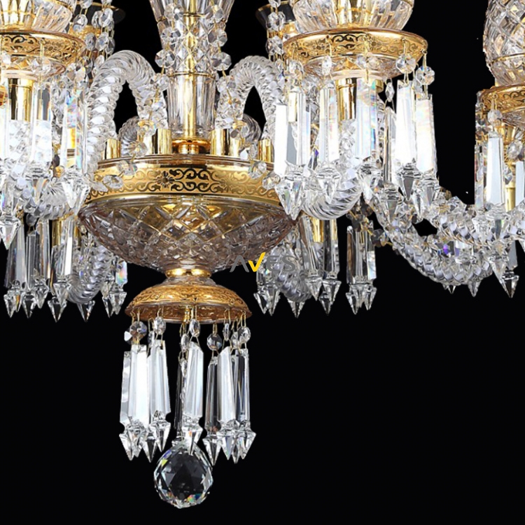 Sultan Collection 6 Lambalı Kristal Avize