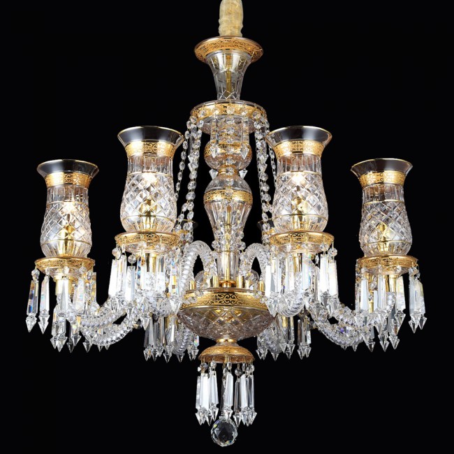 Aves Aydınlatma - Sultan Collection 6 Lambalı Kristal Avize