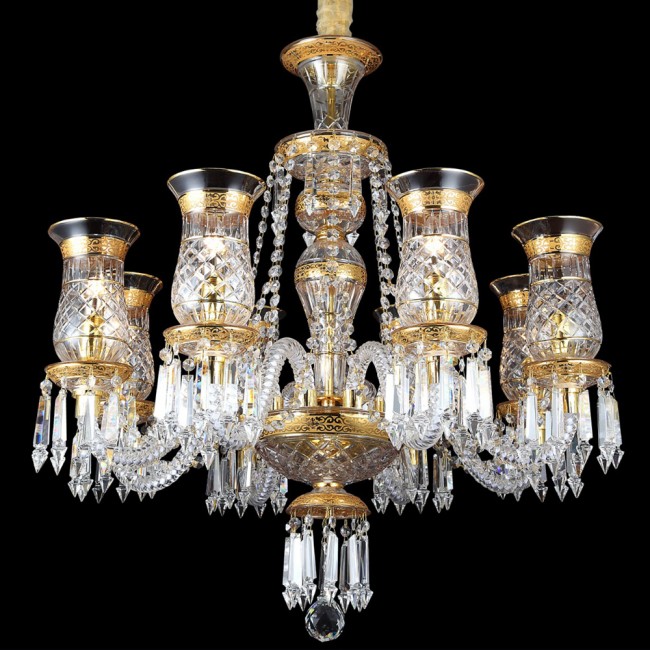 Aves Aydınlatma - Sultan Collection 8 Lambalı Kristal Avize