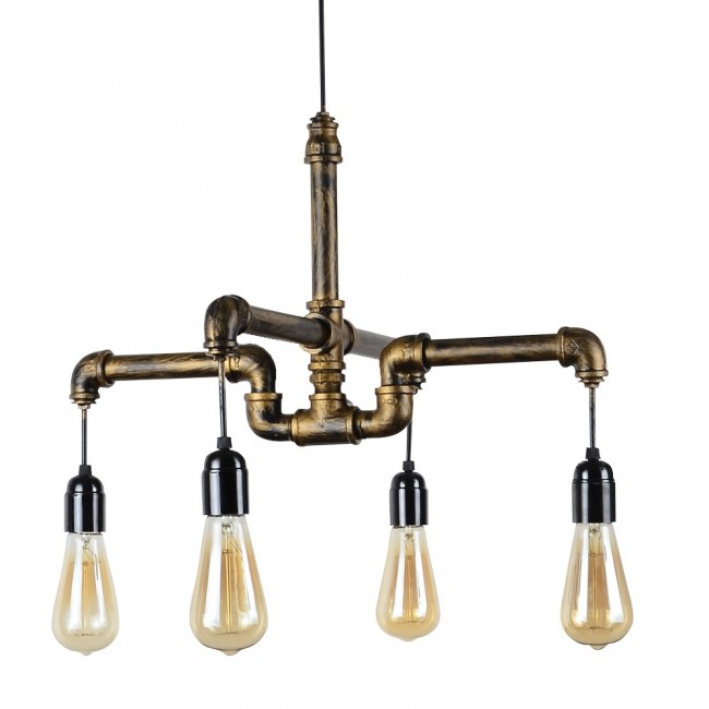 Aves Aydınlatma - Tube Eskitme 4 Lü Avize